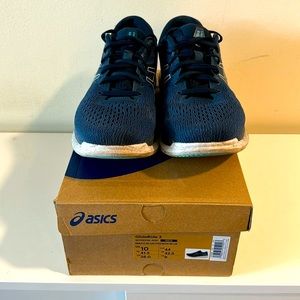 ASICS Glide Ride 3 men’s road running shoes size 10 navy